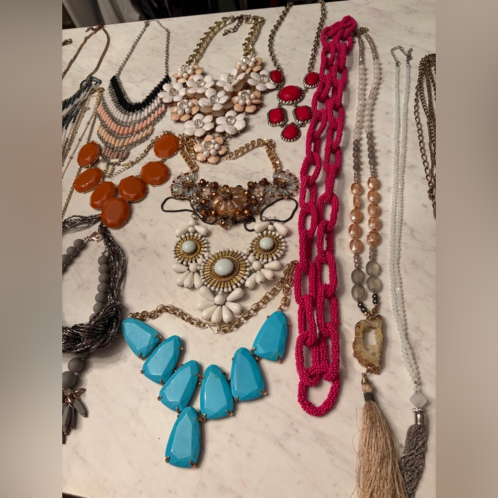 Huge Statement Boutique Necklace Bundle - image 3